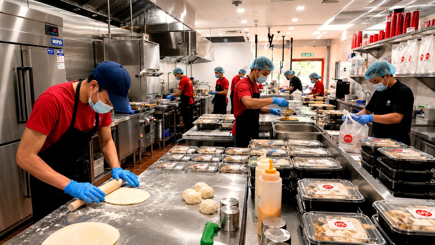 Inside an EPiC smart central kitchen