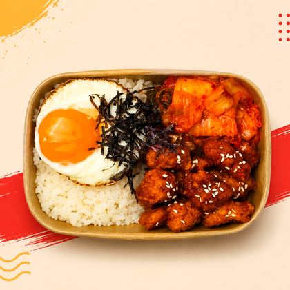 Honey Garlic Boneless Chicken Dosirak