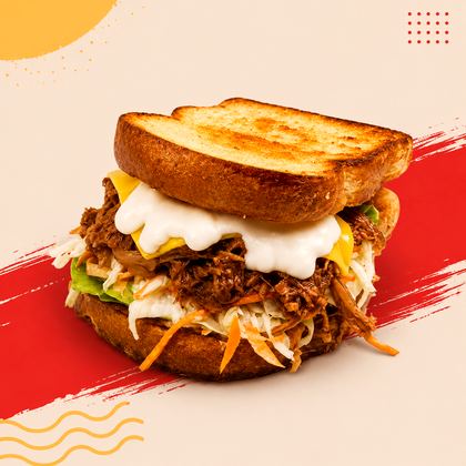 Pulled Beef Stew Toast
