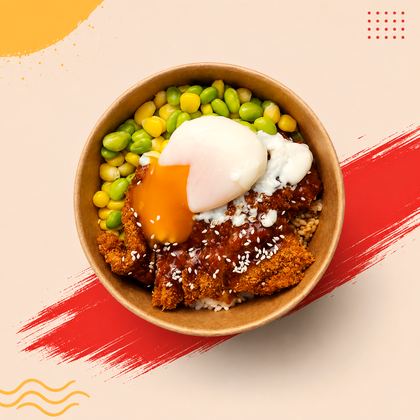 Teriyaki Chicken Katsu Don